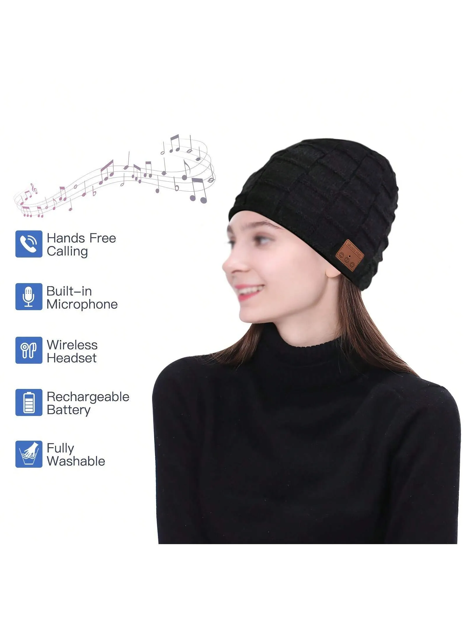 Beanie Hat For Men Women Unisex Wireless Music Hat