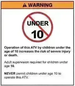 Beginners small 110cc Kids ATVs