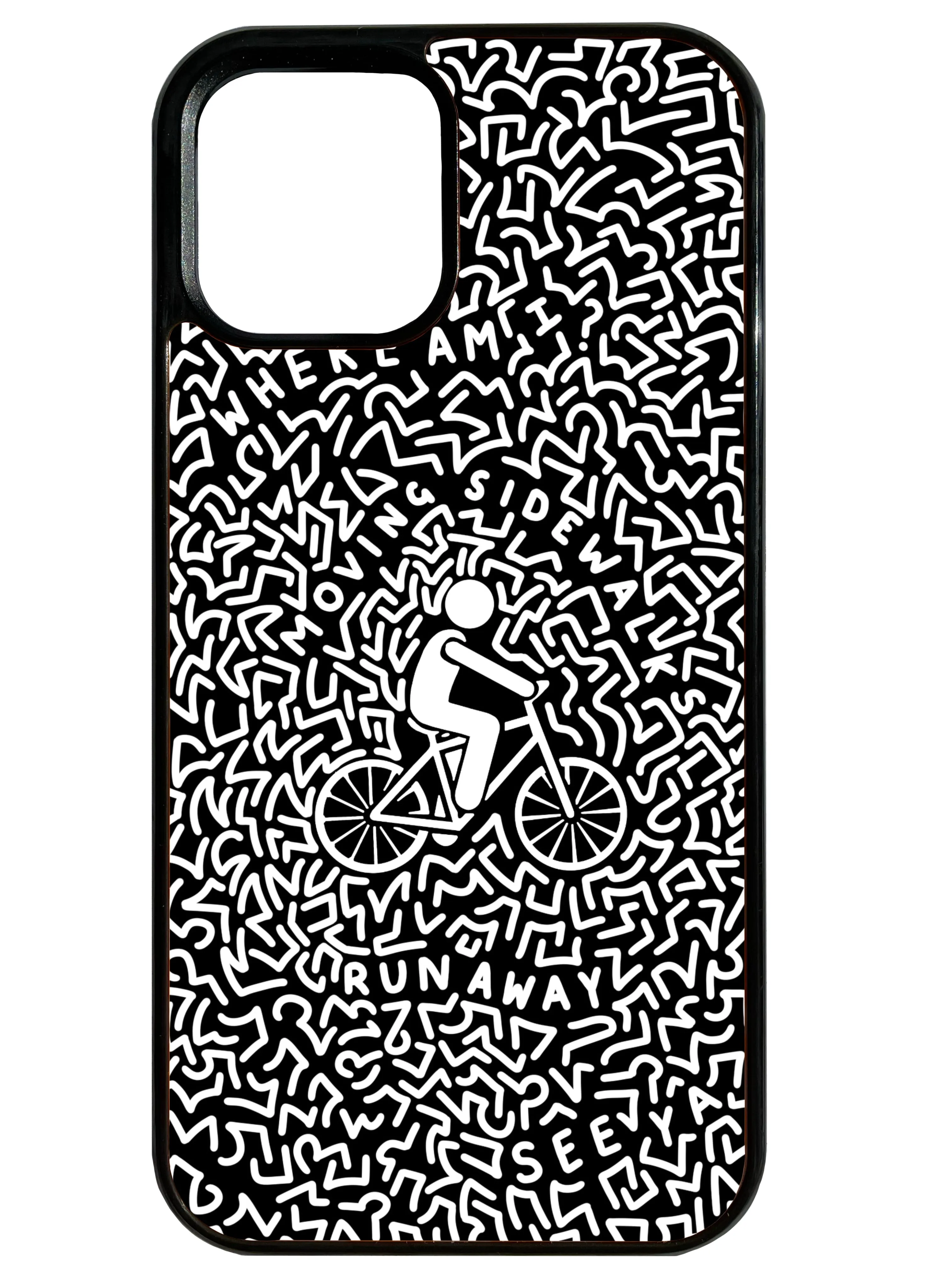 Bicycle Man in Black