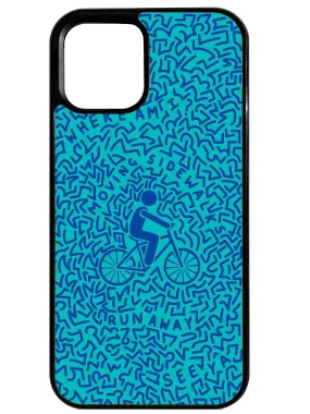 Bicycle Man in Blue