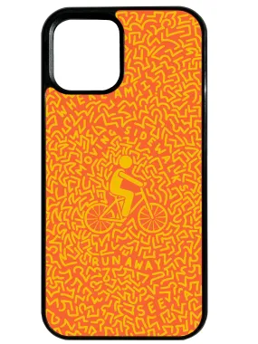 Bicycle Man in Orange