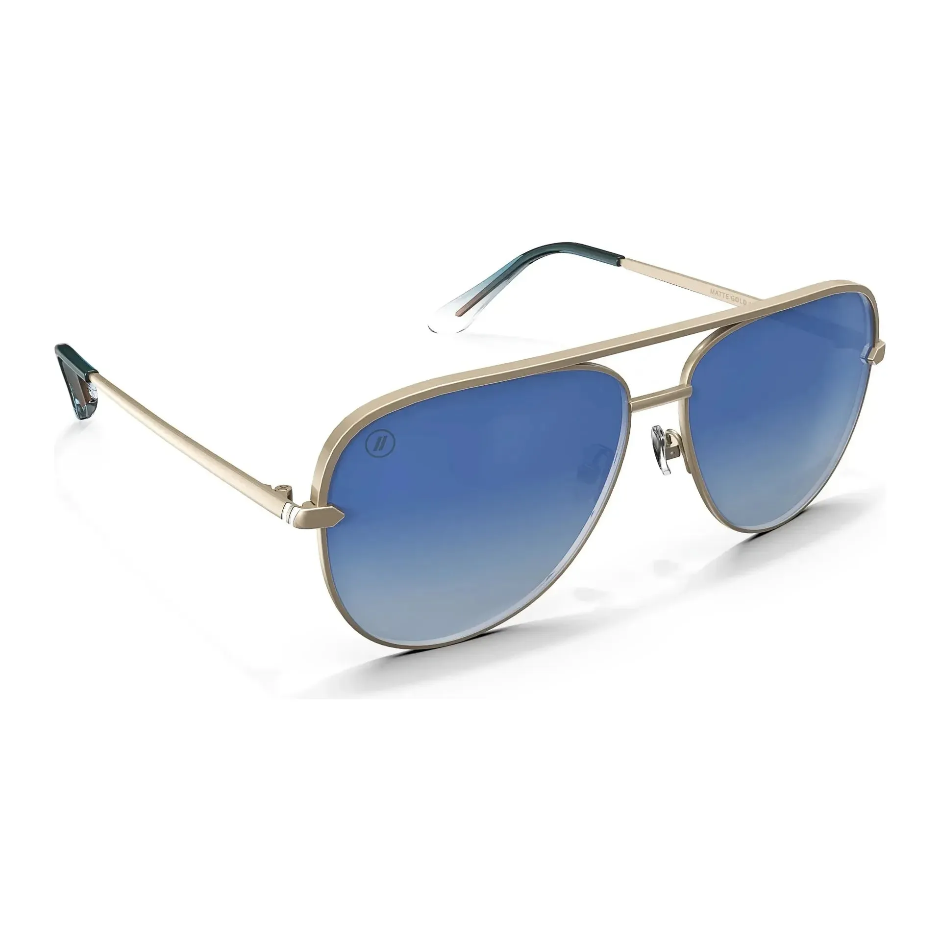 Blenders Shadow Matte Gold Sunglasses BE5605