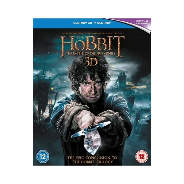 Blu-Ray - The Hobbit The Battle of the Five Armies 3D (12) Preowned