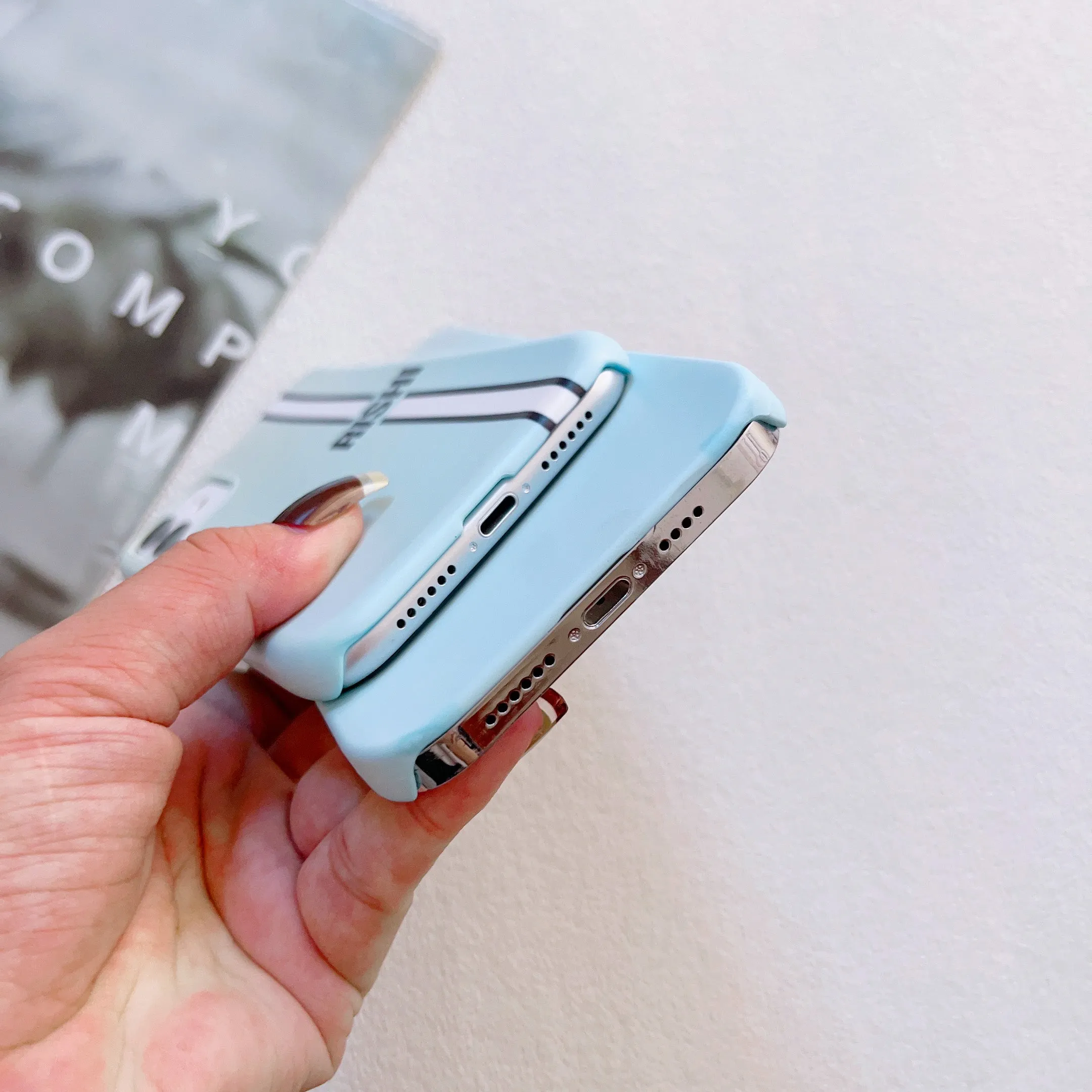 Blue Ombre Customised Slim Case
