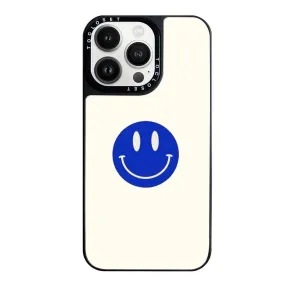 Blue Smile Designer iPhone 15 Pro Case Cover