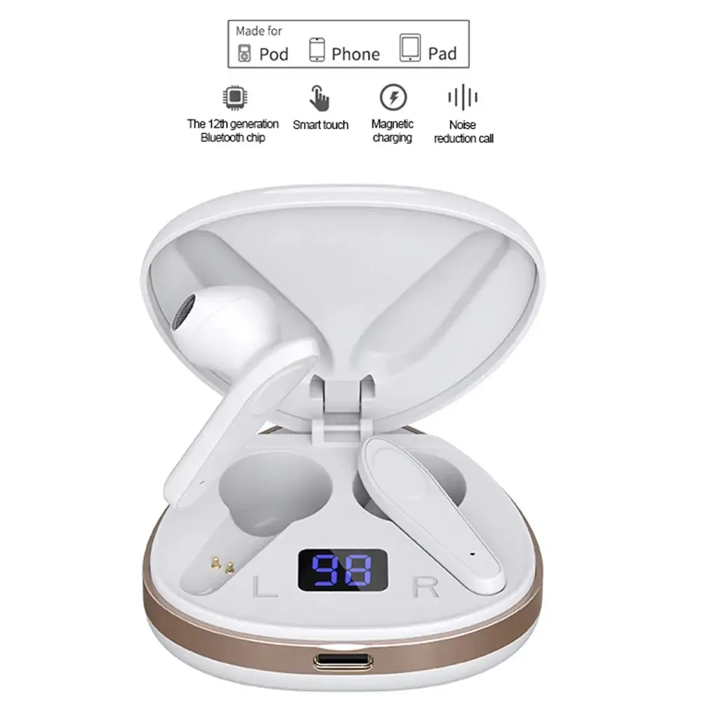 Bluetooth Earphone in Ear Earbuds HIFI Sound TWS -Bluetooth Earphones