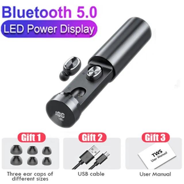 Bluetooth Wireless Earbuds - With Mic - Waterproof