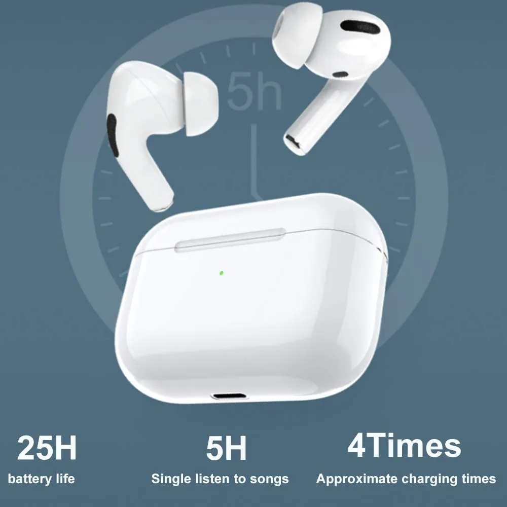 Bluetooth Wireless Stereo Earbuds, Active Noise Cancellation, Bluetooth 5.0 Auto Connect to Android/IOS Devices