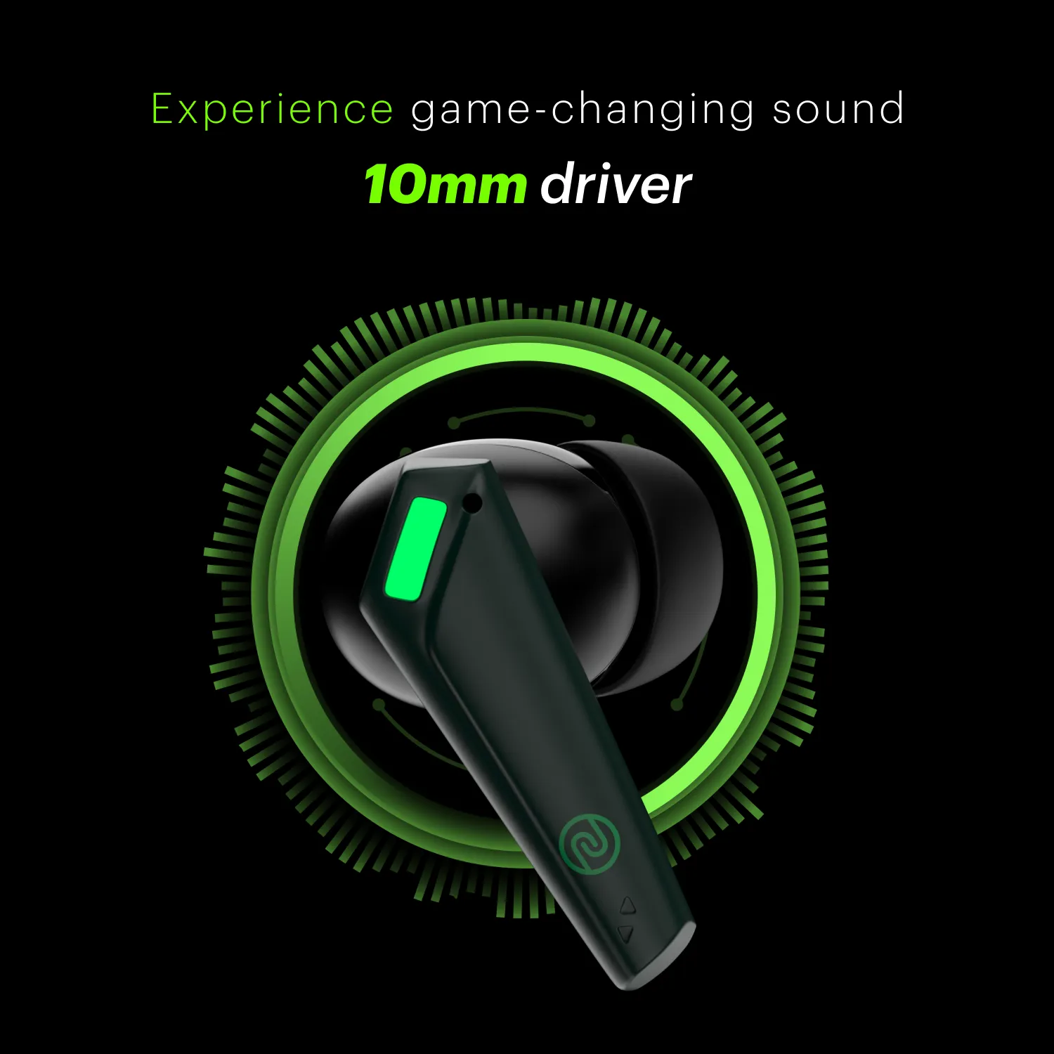 Buds Combat Z In-Ear Truly Wireless Gaming Earbuds with 35ms Low Latency, 50H of Playtime, Instacharge (10 min = 120 min), 10mm Driver,BT v5.3
