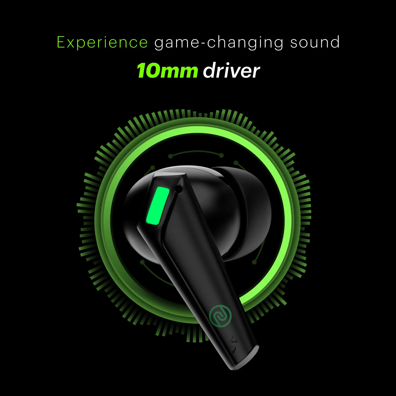 Buds Combat Z In-Ear Truly Wireless Gaming Earbuds with 35ms Low Latency, 50H of Playtime, Instacharge (10 min = 120 min), 10mm Driver,BT v5.3