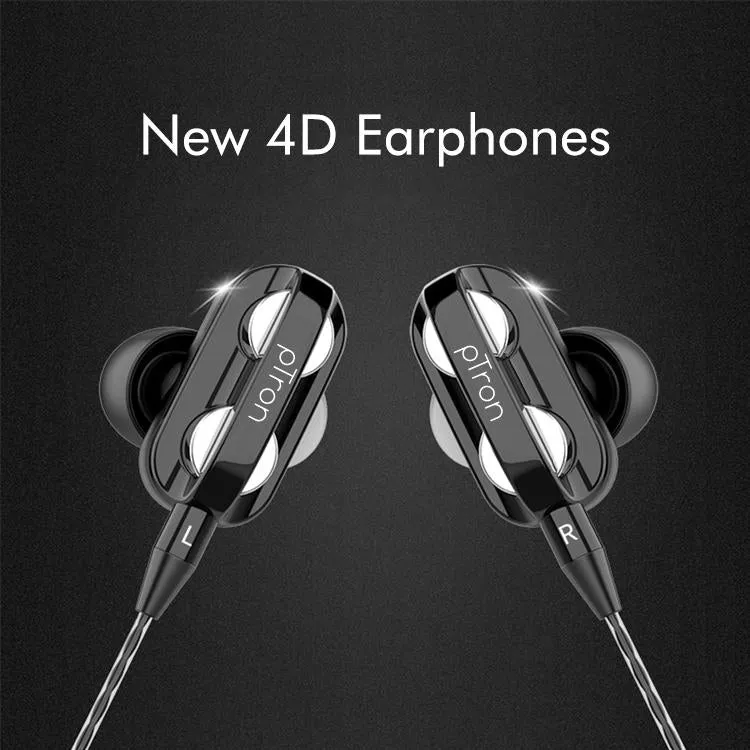 Buy Refurbished - PTron HBE6 Earphone Metal Bass Headphone With Mic ,Get pTron Boom Pro 4D In-Ear Wired Earphones with Mic