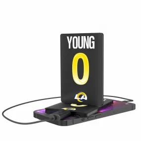 Byron Young Los Angeles Rams 0 Ready 2500mAh Credit Card Powerbank