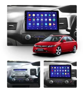 Car Dealz 10.2" Android 10.0 Honda Civic 8 FK FN FD 2005-2012 w CAM In Dash Plus OEM Fascia