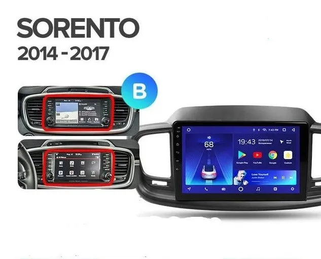 Car Dealz 10.2" Android 10.0 Kia Sorento UM 2014-2017 w CAM In Dash Plus OEM Fascia
