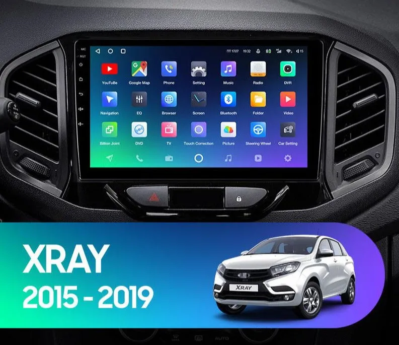 Car Dealz Premium Advanced 4G Data Model 10.2" Android 12.0 For LADA Xray 2015 - 2019 In Dash Plus OEM Fascia