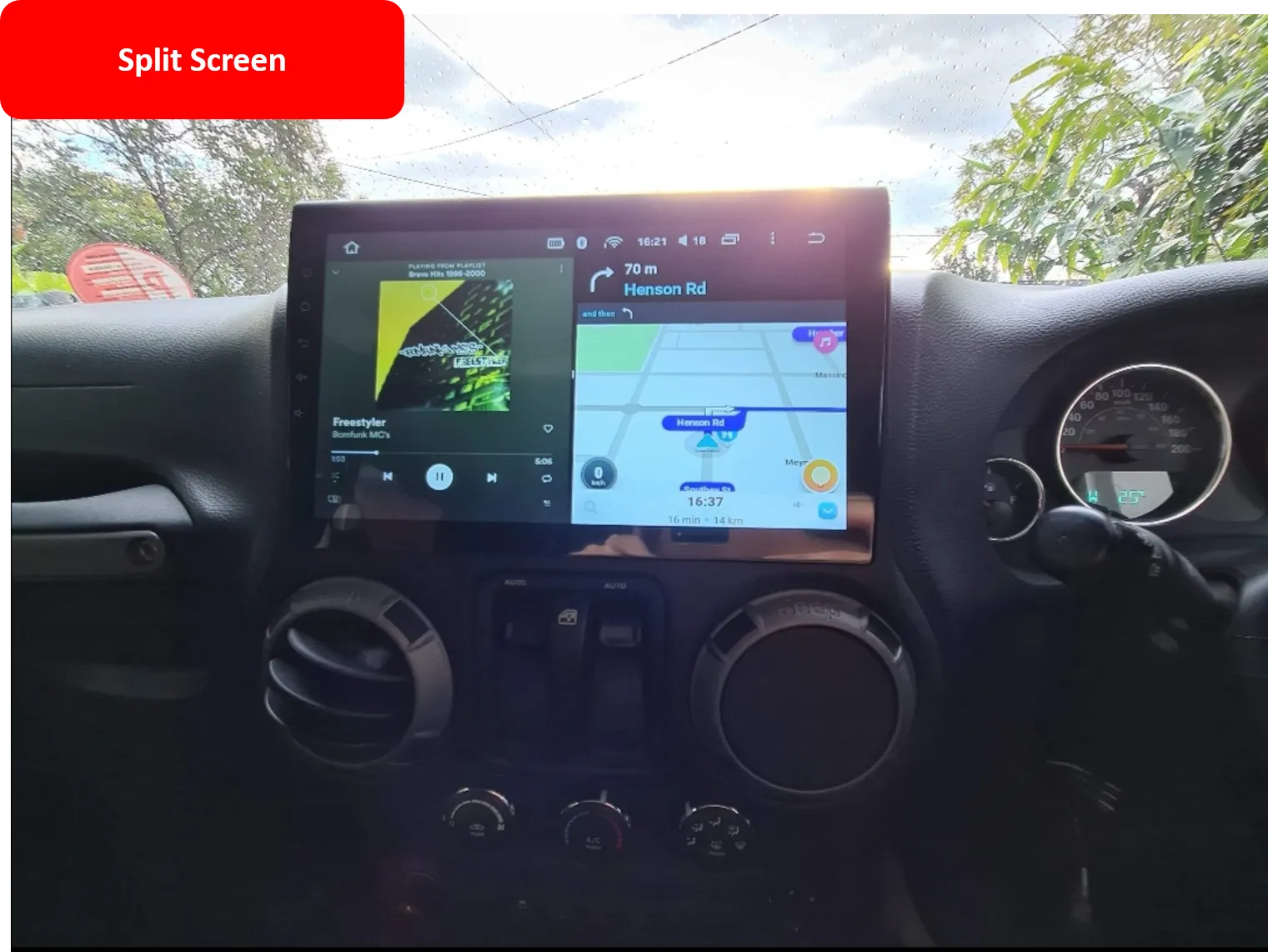 Car Dealz Premium Advanced 4G Data Model 10.2" Android 12.0 For Volkswagen Tiguan 2 Mk 2016 - 2018 In Dash Plus OEM Fascia