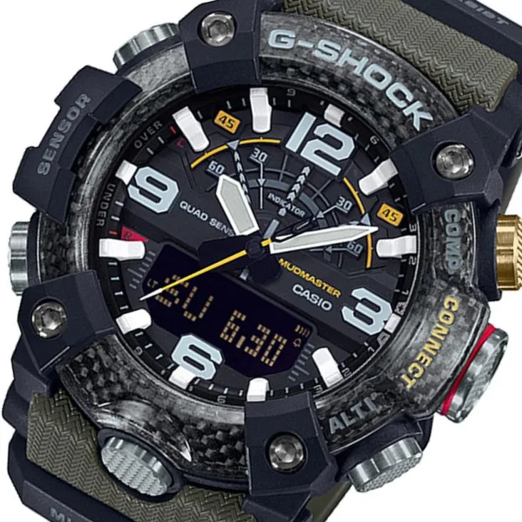 Casio G-SHOCK MUDMASTER with Carbon Core Men's Watch - GGB100-1A3