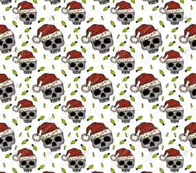 Christmas skulls - vinyl wrap