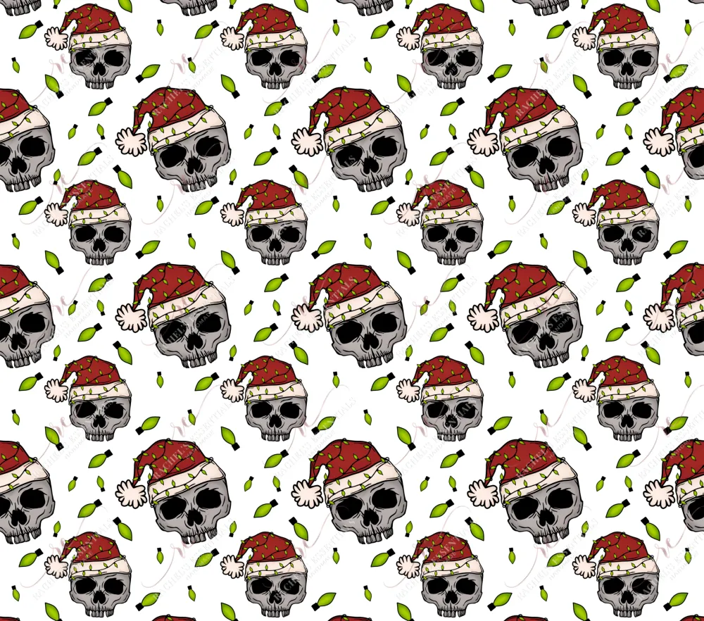 Christmas skulls - vinyl wrap