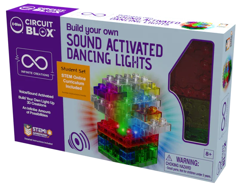 Circuit Blox™ BYO Sound Activated Dancing Lights Student Set