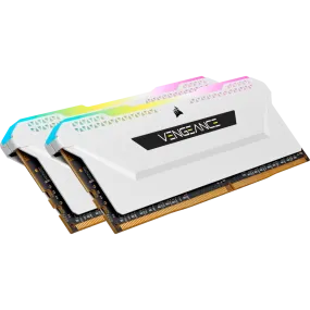 Corsair Vengeance RGB PRO SL 16GB (8x2) | DDR4 3600MHz CL18 RAM (White)