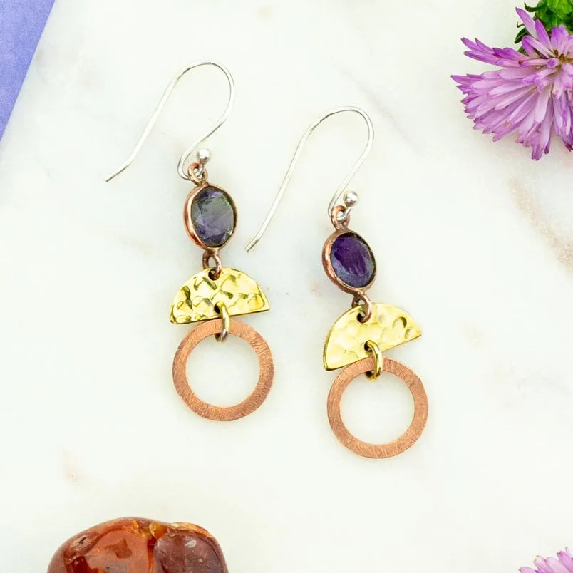 Crystal Orbit Earrings
