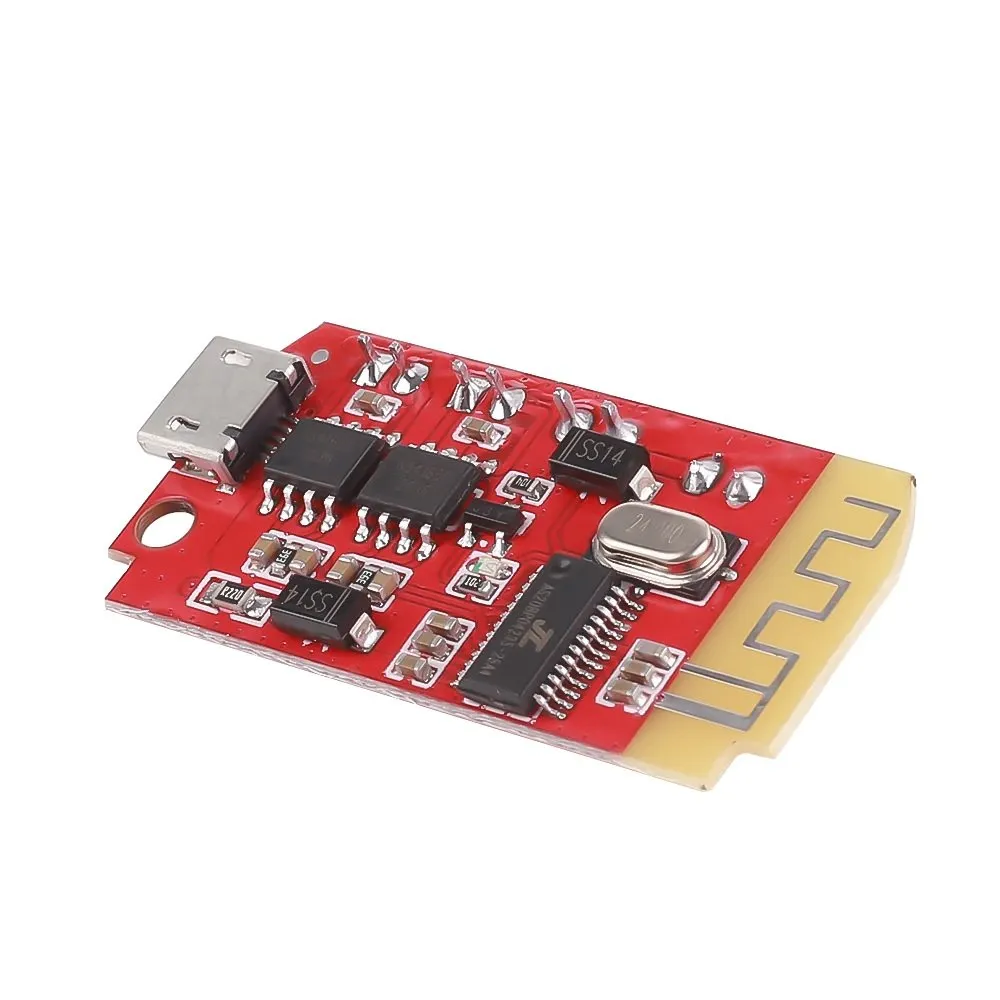CT14 Bluetooth 4.2 F Class 5W 5W Stereo Audio Amplifier Module with Onboard Micro-USB battery Charging