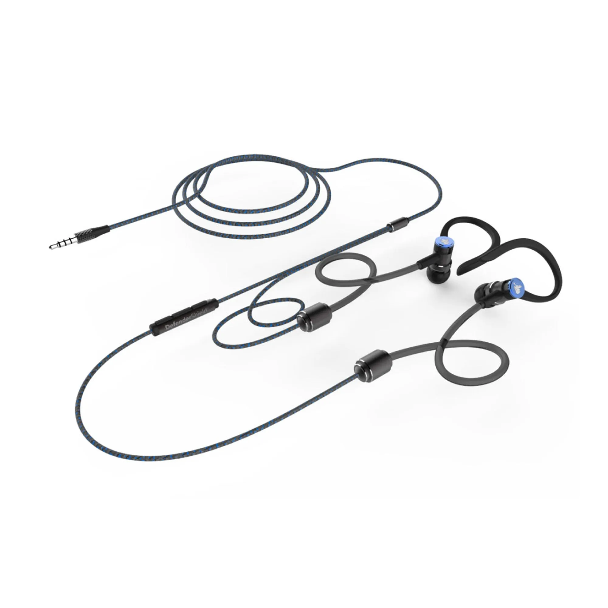 DefenderShield EMF Radiation-Free Air Tube Stereo Earbud Headphones