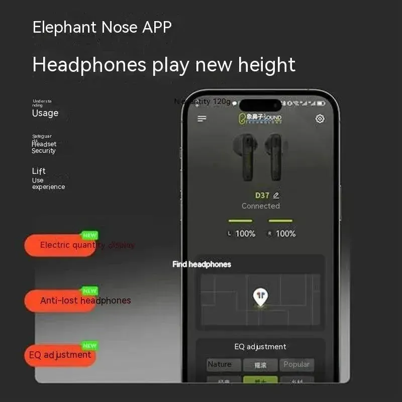 DMOOSTER D37 Tank Wireless Earphones