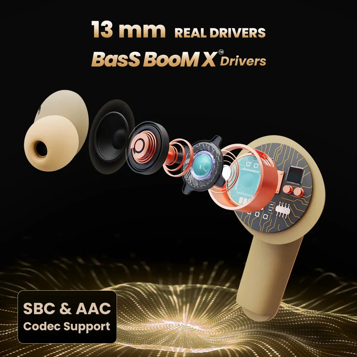 DwOTS 727 [Black] Earbuds