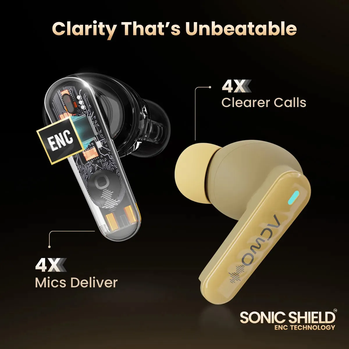 DwOTS 727 [Black] Earbuds