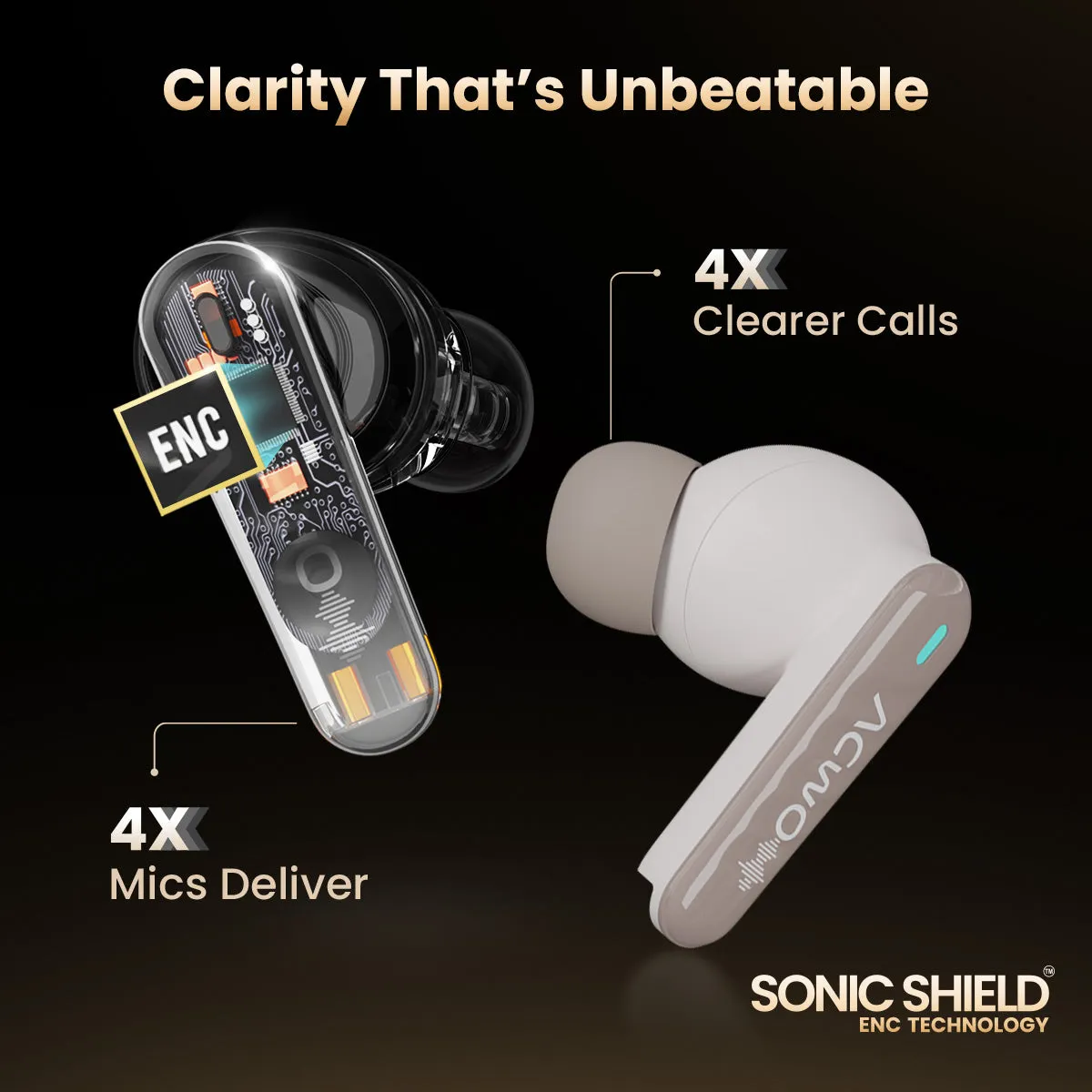 DwOTS 727 Fuscous Grey Tws Earbuds