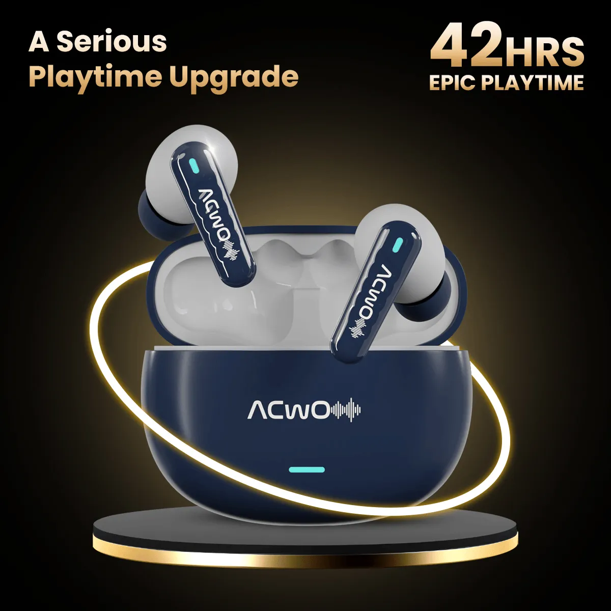 DwOTS 727 Fuscous Grey Tws Earbuds