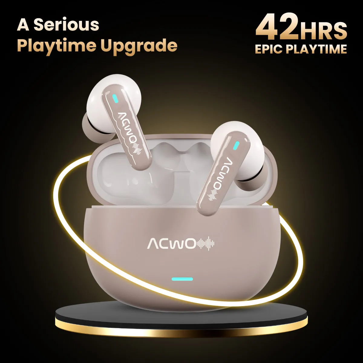 DwOTS 727 Fuscous Grey Tws Earbuds