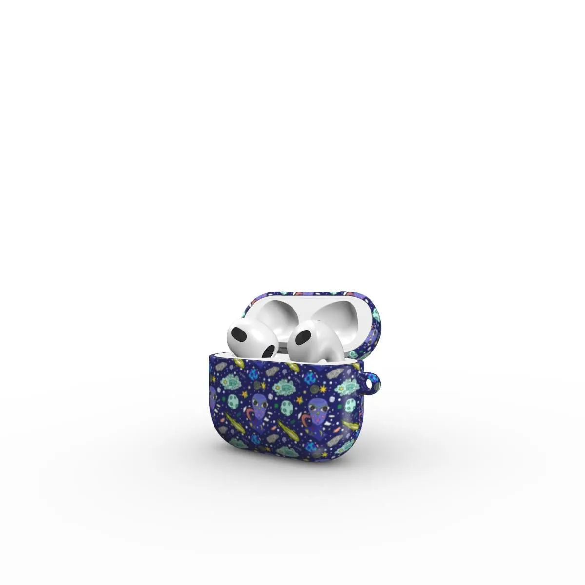 Earbuds Wrapped In Galaxy
