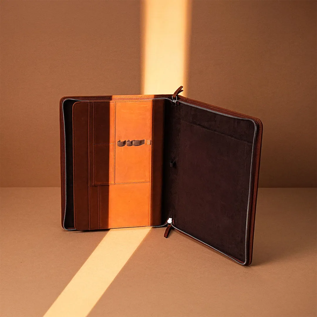 Endless Folio A4 with Storyboard Spiral Notebook Brown