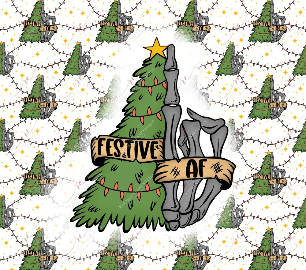 Festive af - vinyl wrap
