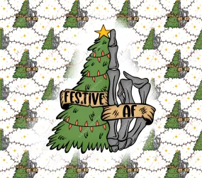 Festive af - vinyl wrap