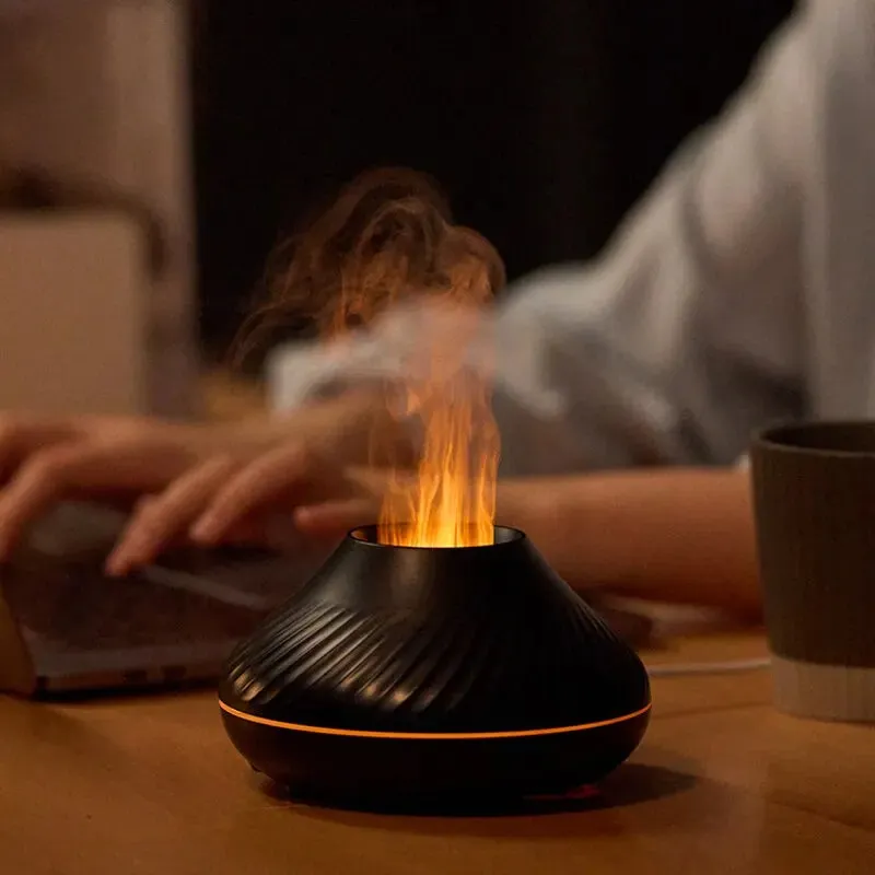 Flame Aromatherapy  Desktop Home Style Light