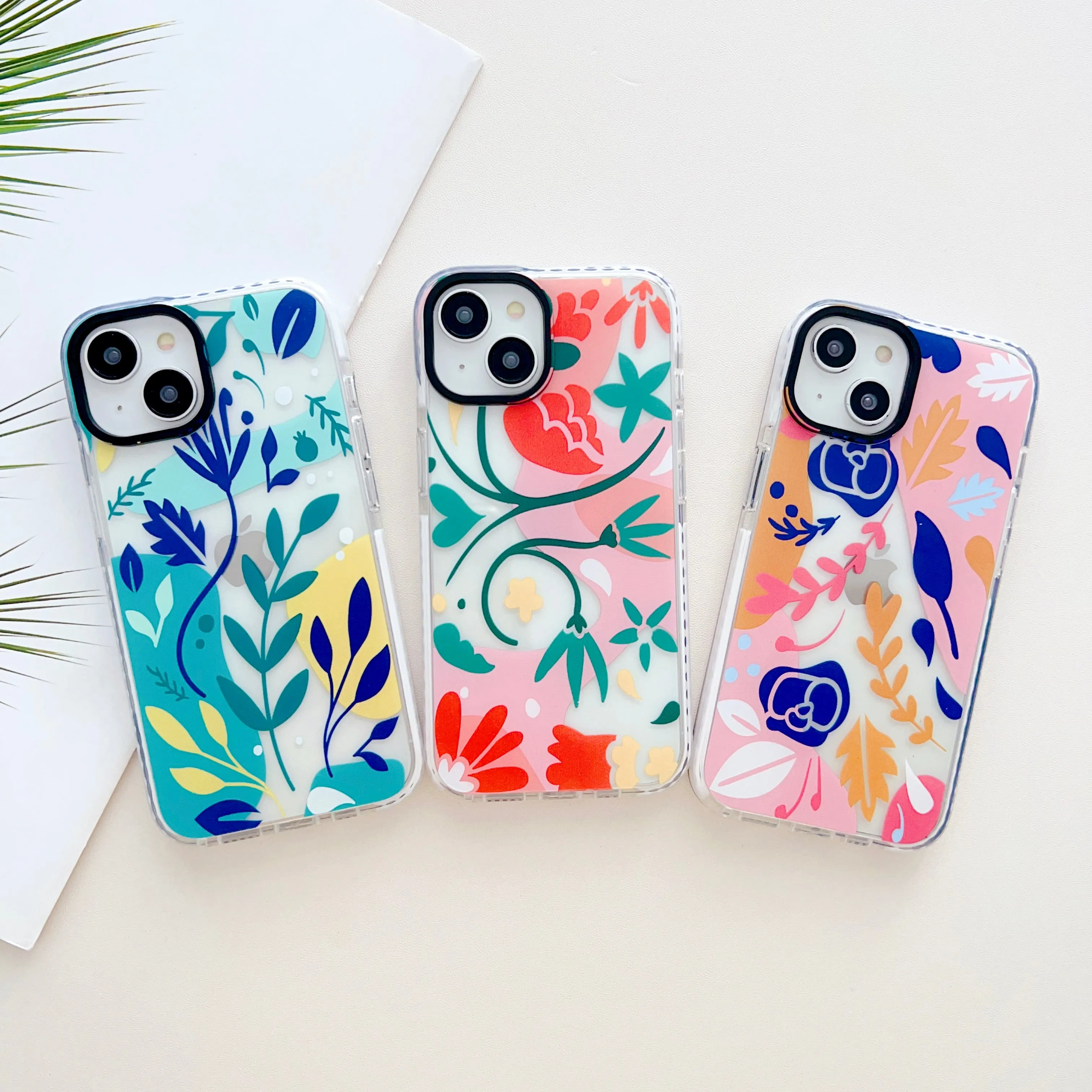 Floral Abstract Designer Impact Proof Case for iPhone