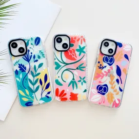 Floral Abstract Designer Impact Proof Case for iPhone