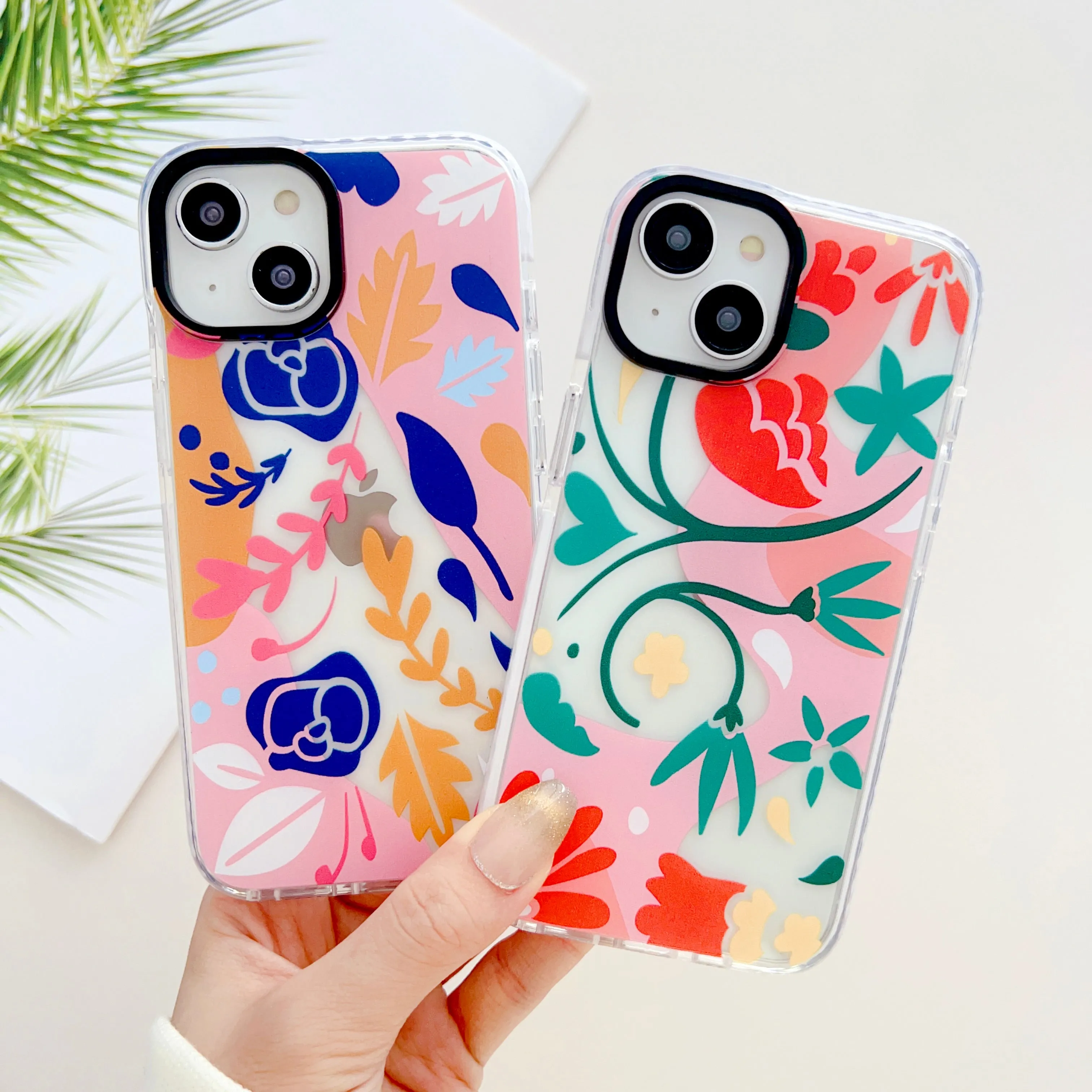Floral Abstract Designer Impact Proof Case for iPhone