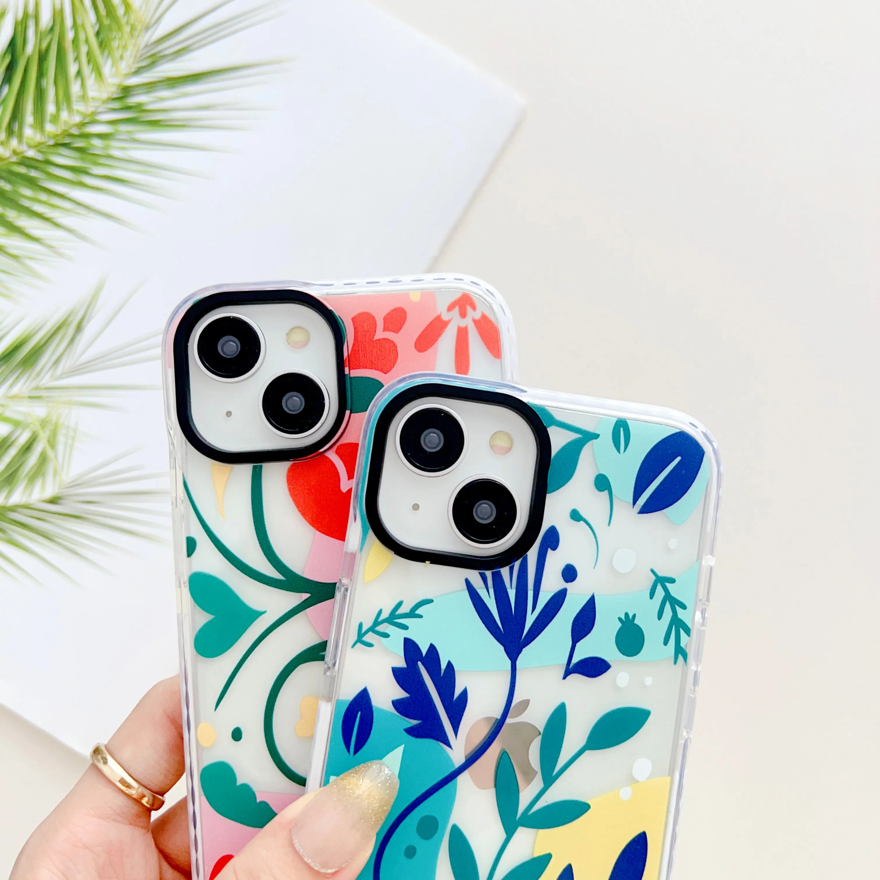 Floral Abstract Designer Impact Proof Case for iPhone