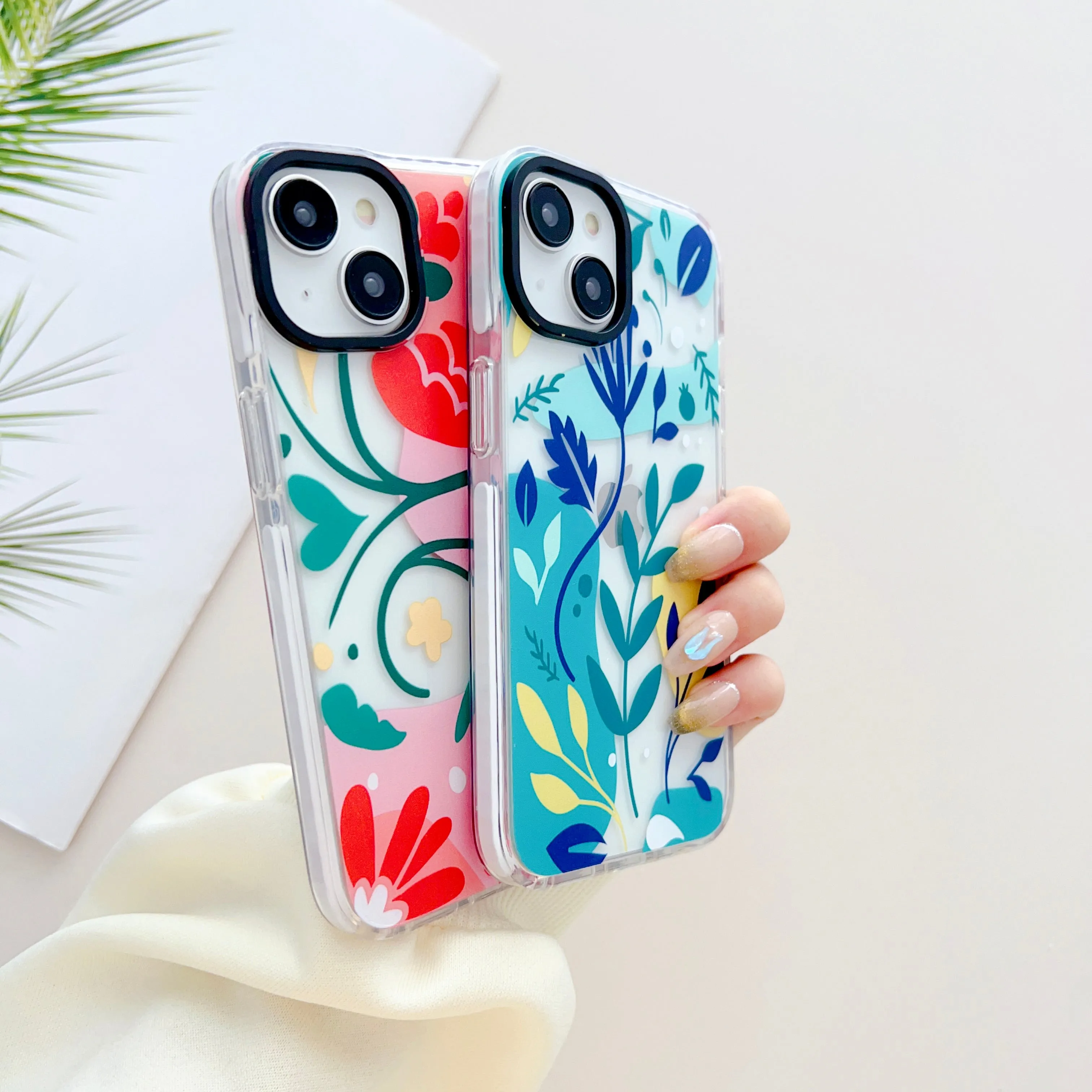 Floral Abstract Designer Impact Proof Case for iPhone
