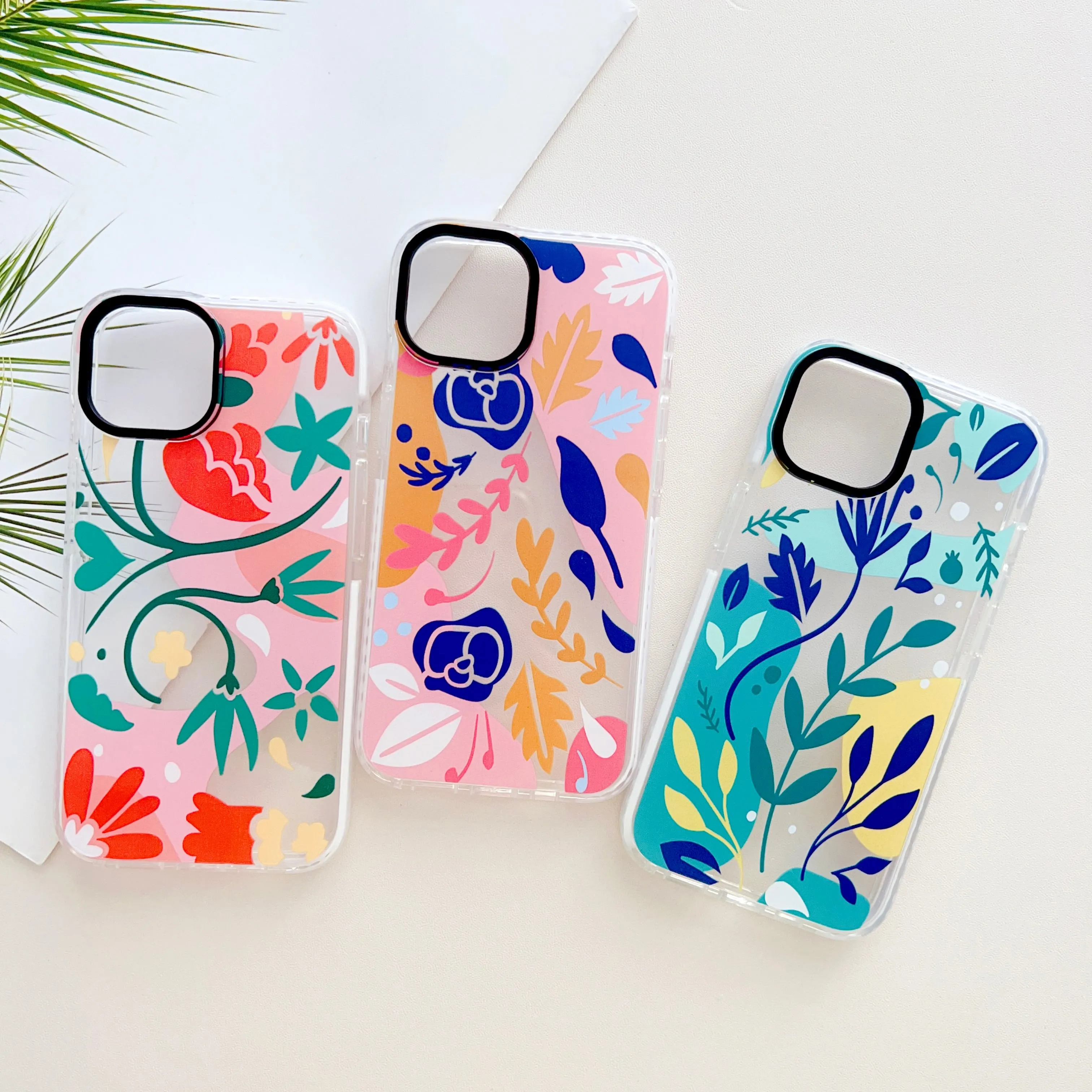 Floral Abstract Designer Impact Proof Case for iPhone