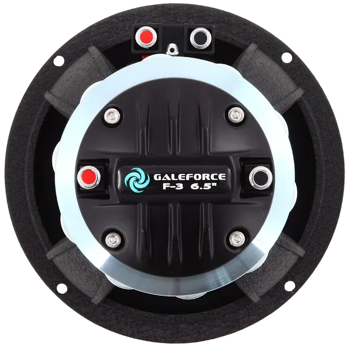 Galeforce F3-65 6.5" 400W RMS Marine Midrange Speakers with Built-in Horn (Single)