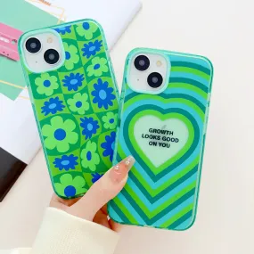 Growth Looks Good On You Designer Impact Proof Silicon Phone Case for iPhone