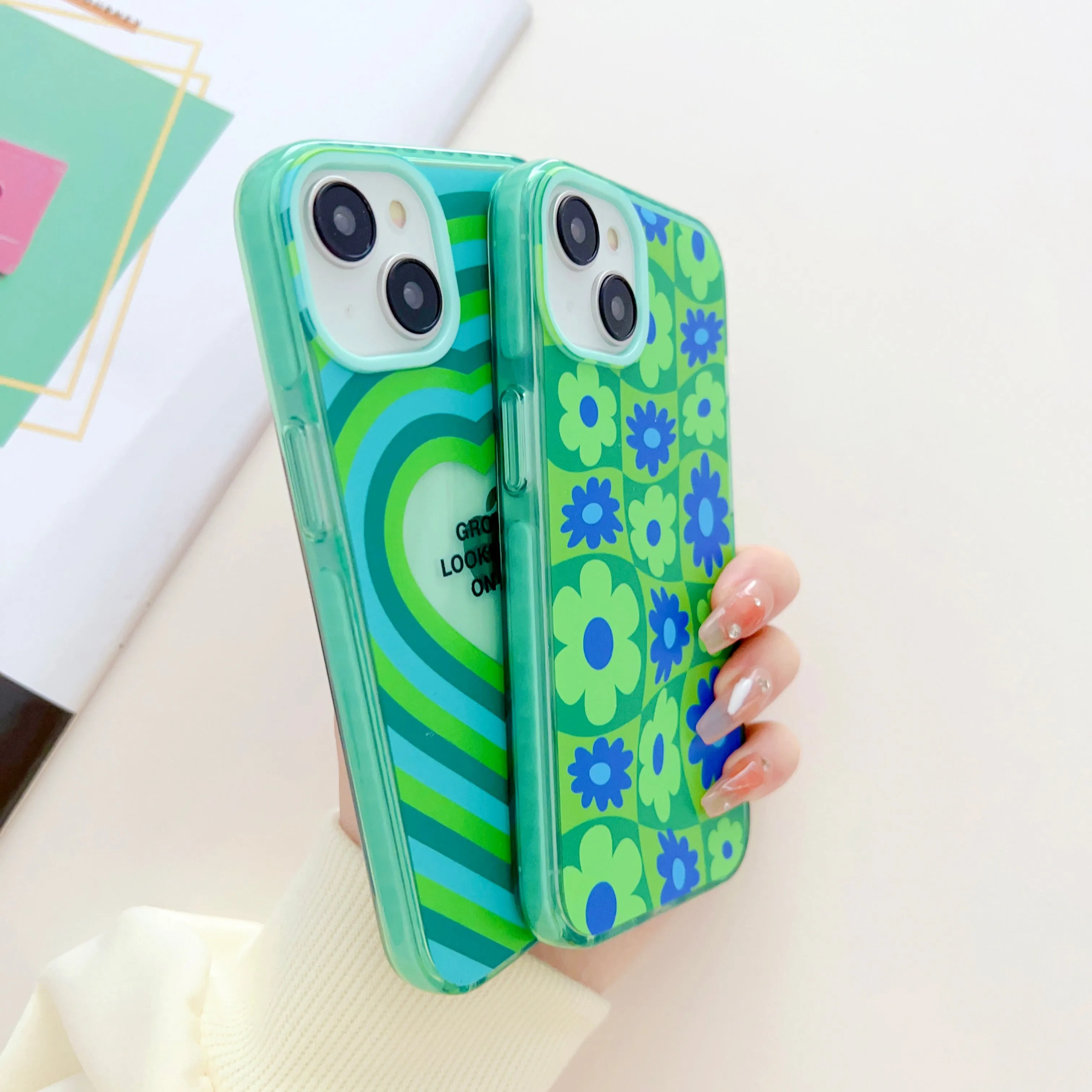 Growth Looks Good On You Designer Impact Proof Silicon Phone Case for iPhone
