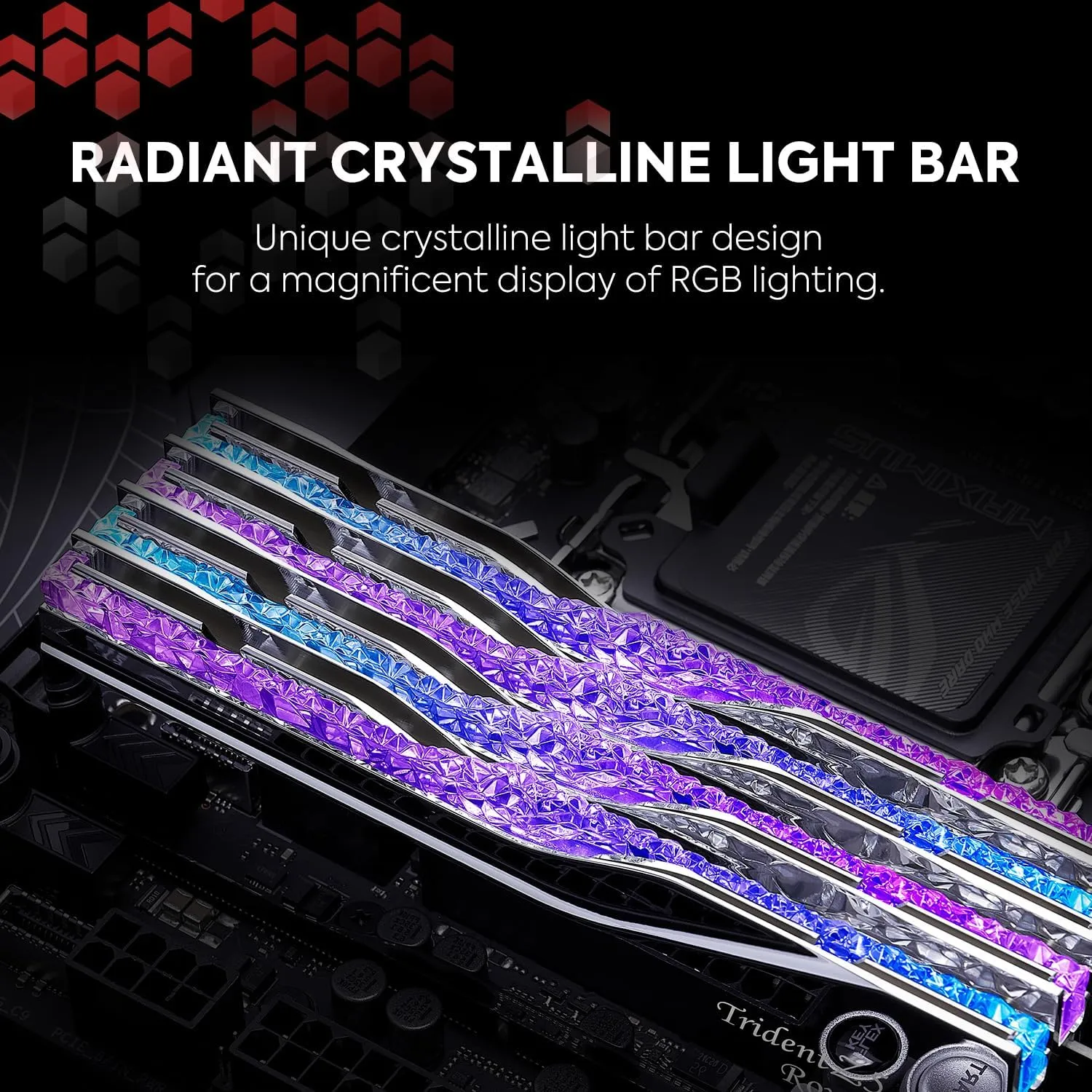 G.SKILL 32GB Kit (2x16GB) Trident Z5 ROYAL Neo RGB Silver F5-6400J3039G16GX2-TR5NS DDR5 6400MHz Memory AMD EXPO