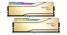 G.SKILL 48GB Kit (2x24GB) Trident Z5 ROYAL RGB Gold F5-8000J4048G24GX2-TR5G DDR5 8000MHz Memory